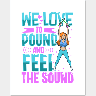 We love to pound - Pound Fitness Posters and Art